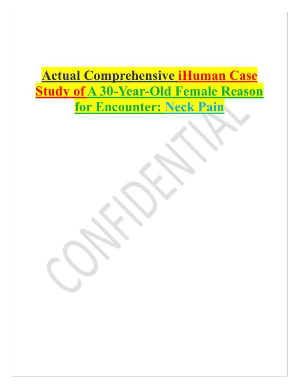 Actual Comprehensive iHuman Case Study of A 30.pdf