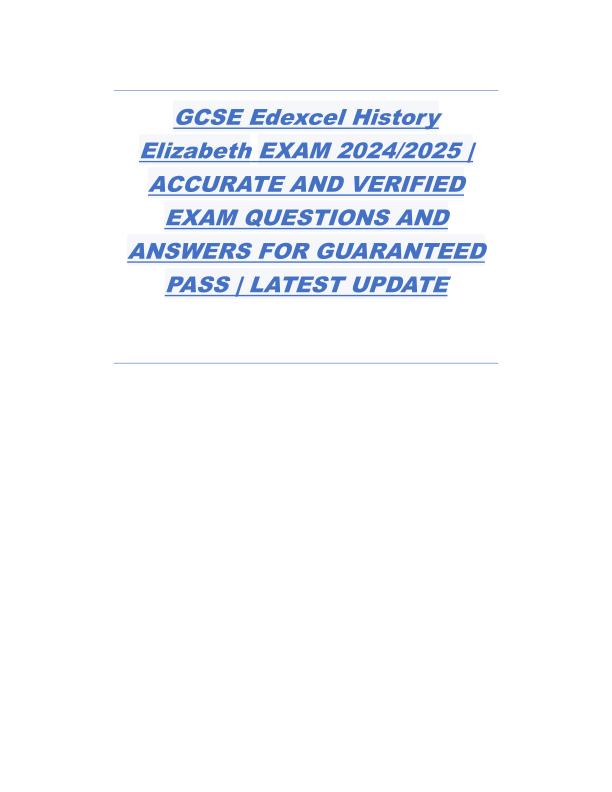 GCSE Edexcel History Elizabeth EXAM 2024.pdf