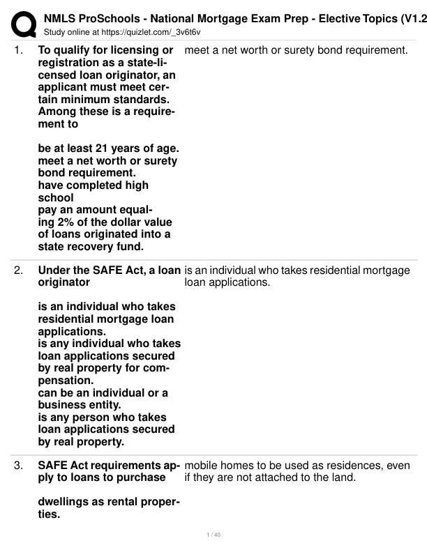 mobile-preview-NMLS ProSchools - National Mortgage Exam Prep - Elective Topics (V1.2
