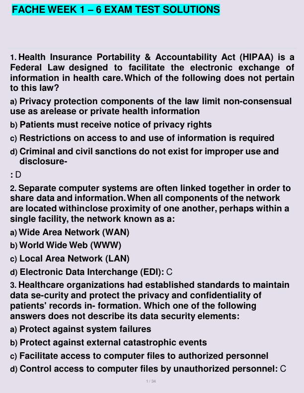 mobile-preview-FACHE WEEK 1 – 6 EXAM TEST SOLUTIONS