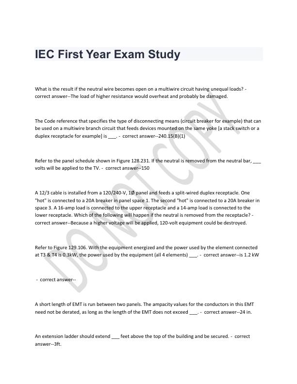 mobile-preview-IEC First Year Exam Study