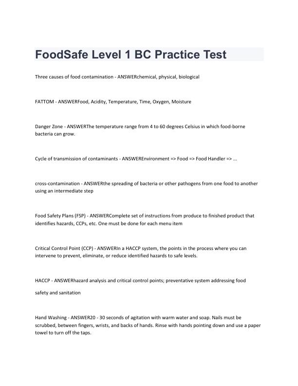 mobile-preview-FoodSafe Level 1 BC Practice Test