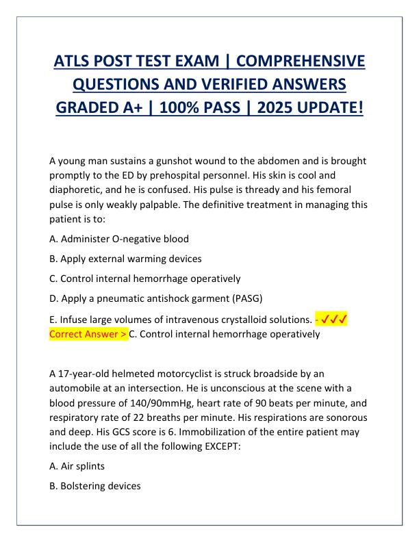 ATLS POST TEST EXAM.pdf