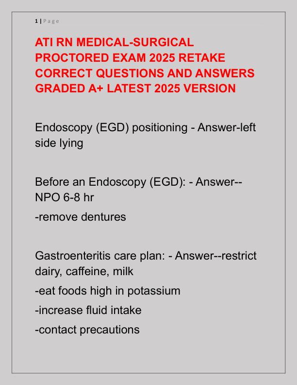 ATI RN MEDICAL