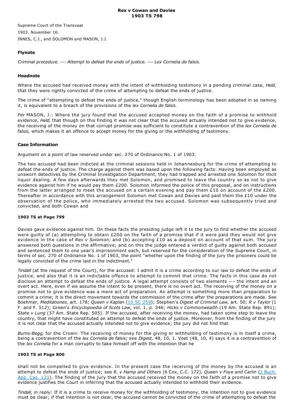 mobile-preview-Rex v Cowan and Davies 1903 TS 798