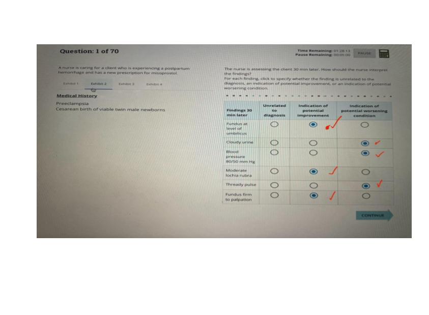RN ATI MATERNAL NEWBORN PROCTORED ACTUAL EXAM 100% WITH NGN 2024 (70 QUESTION & ANSWERS)