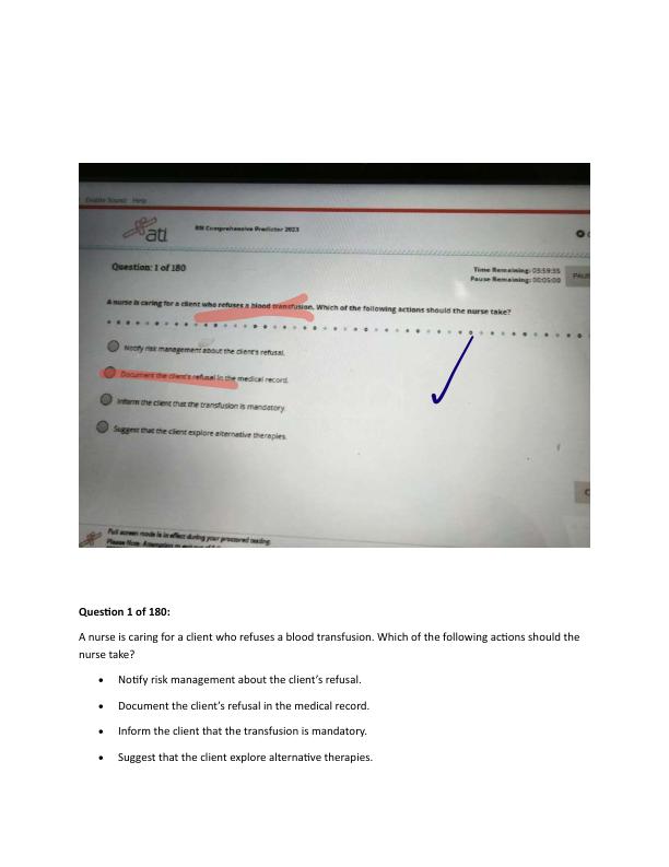 RN ATI Comprehensive Predictor 2025 Reviewed with Correc Answers