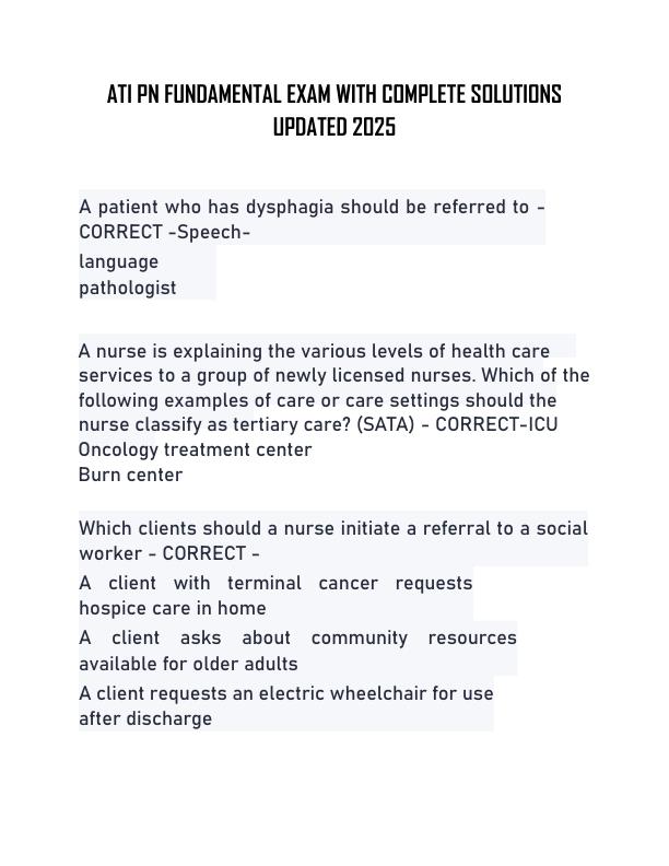 mobile-preview-ATI PN FUNDAMENTAL EXAM WITH COMPLETE SOLUTIONS UPDATED 2025