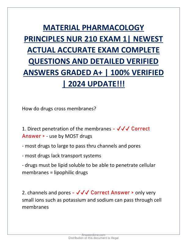 MATERIAL PHARMACOLOGY PRINCIPLES NUR 210 EXAM 1.pdf