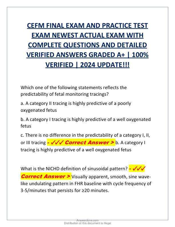 CEFM FINAL EXAM AND PRACTICE TEST EXAM NEWEST ACTUAL EXAM WITH COMPLETE QUESTIONS AND DETAILED VERIFIED ANSWERS GRADED A.pdf