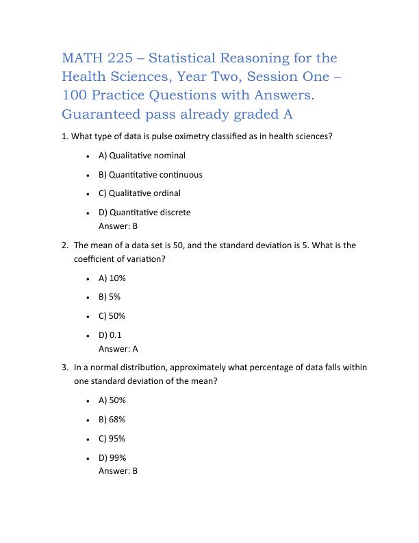 MATH_225__Statistical_Reasoning_for_the_Health_Sciences_Year_Two_Session_One__100_Prac