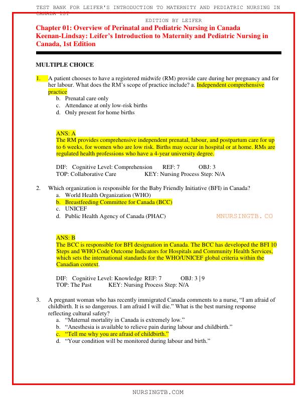 20240311145523_65ef1b5b11a17_leifers_introduction_to_maternity_and_pediatric_nursing_in_canada_1st_edition_leifer_test_bank_qwhrp