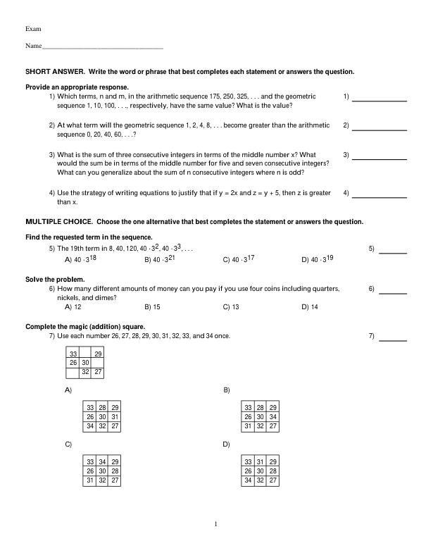 mobile-preview-Test Bank For A Problem Solving Approach to Mathematics for Elementary and Middle School Teachers, 14th edition Rick Billstein Barbara Boschmans Shlomo Libeskind Johnny Lott Brian Beaudrie
