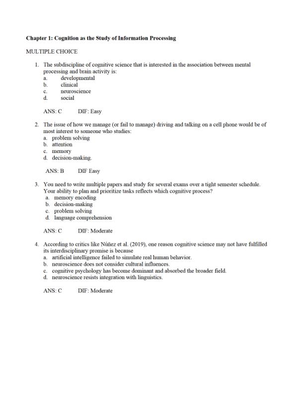 mobile-preview-Test Bank For Cognitive Psychology Applying the Science of Mind Version 5.0 By Greg Robinson-Riegler and Bridget Robinson-Riegler Chapter 1-13
