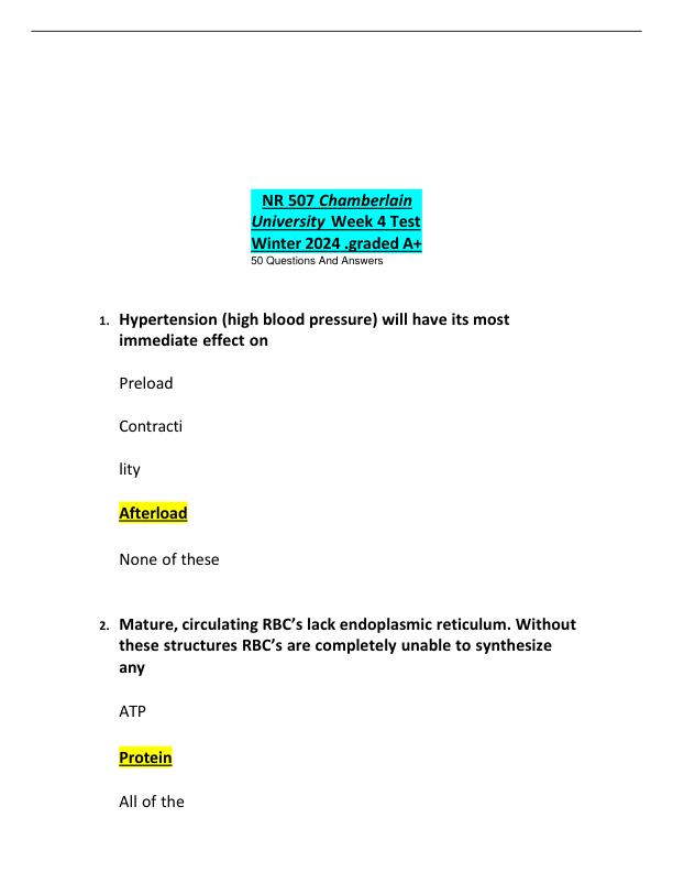 mobile-preview-NR 507 Week 4 Midterm Exam Practice Questions and Answers