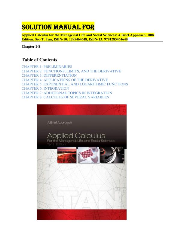 mobile-preview-Soltion Manual for Applied Calculus for the Managerial Life and Social Sciences A Brief Approach, 10th Edition, Soo T. Tan, ISBN-10 1285464648-9-502