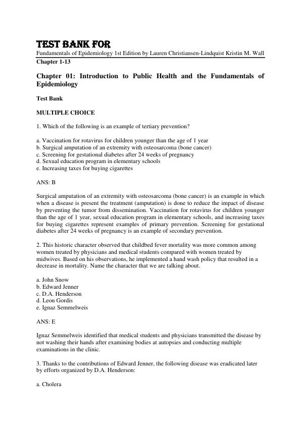 mobile-preview-Test Bank For Fundamentals of Epidemiology 1st Edition by Lauren Christiansen-Lindquist Kristin M. Wall Chapter 1-13