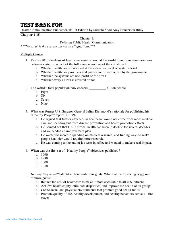 mobile-preview-Test Bank For Health Communication Fundamentals 1st Edition by Suruchi Sood Amy Henderson Riley Chapter 1-15