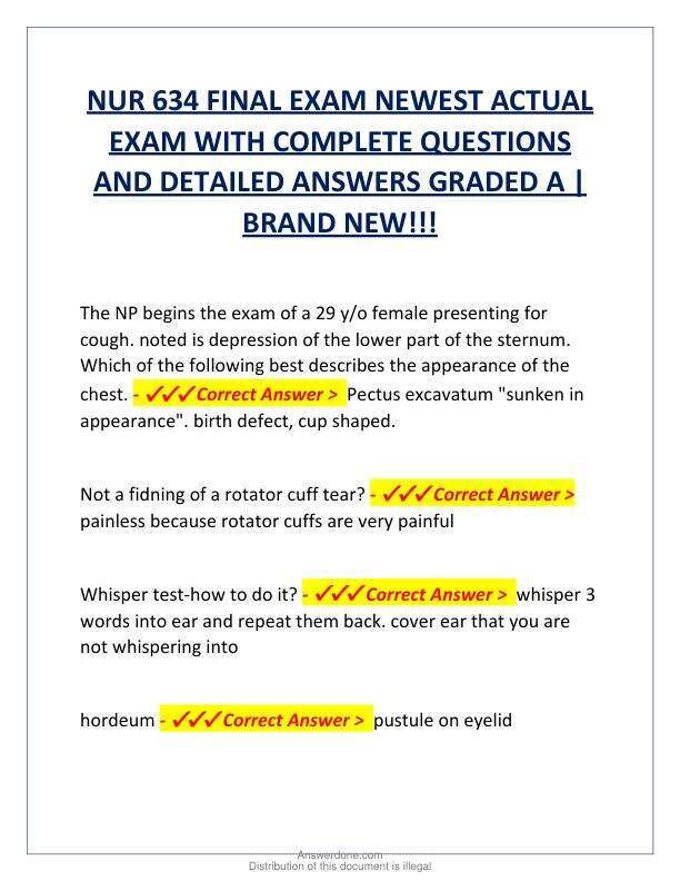 NUR 634 FINAL EXAM NEWEST ACTUAL EXAM WITH COMPLETE QUESTIONS AND DETAILED ANSWERS GRADED A.pdf