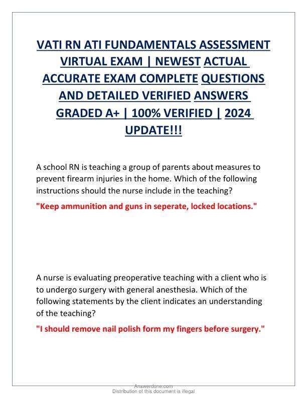 VATI RN FUNDAMENTALS ASSESSMENT VIRTUAL ATI TEST EXAM.pdf