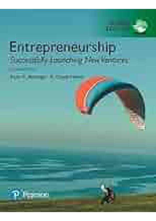 INSTRUCTORS RESOURCE MANUAL FOR ENTREPRENEURSHIP, SUCCESSFULLY LAUNCHING NEW VENTURES 6TH EDITION BY BRUCE R BARRINGER, DUANE IRELAND.pdf