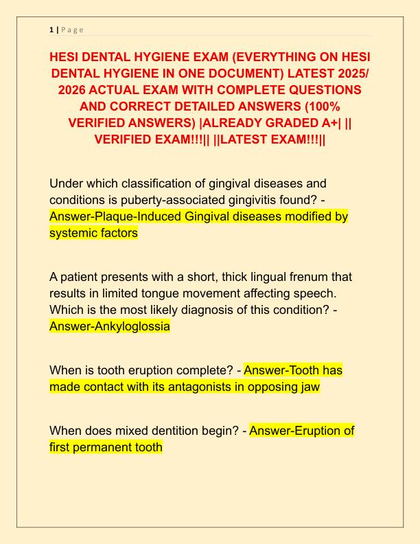 mobile-preview-HESI DENTAL HYGIENE EXAM