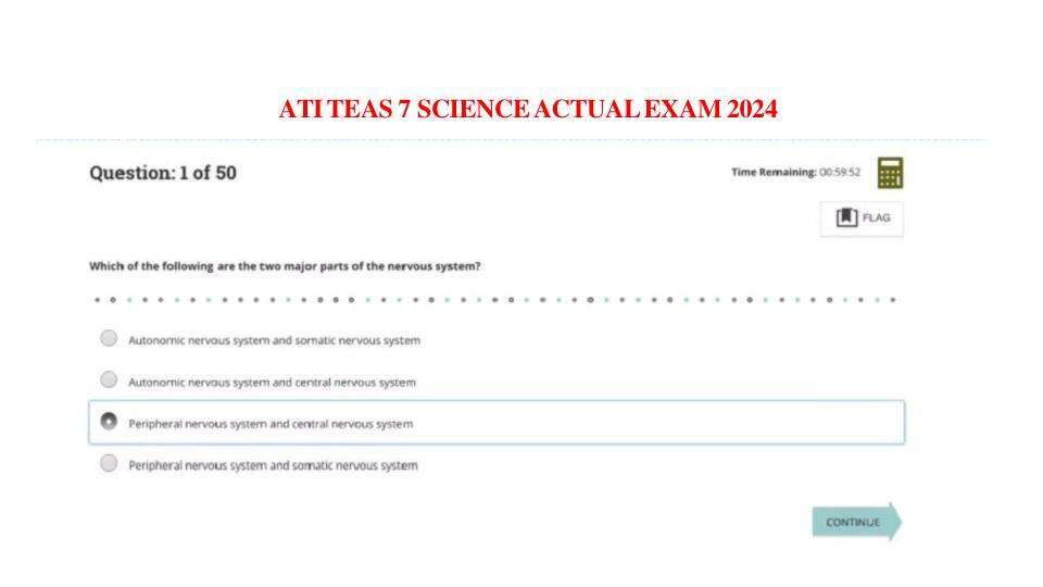 ATI TEAS 7 SCIENCE ACTUAL EXAM 2024 QUESTIONS & ANSWERS.pdf