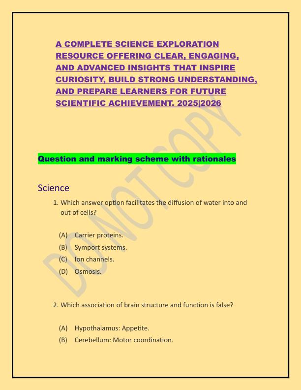 A COMPLETE SCIENCE EXPLORATION RESOURCE OFFERING CLEAR