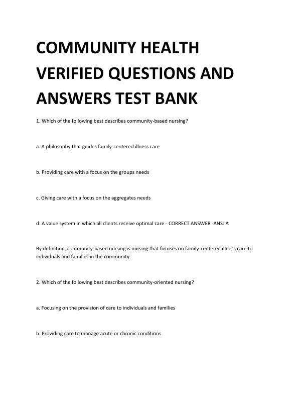 COMMUNITY HEALTH VERIFIED QUESTIONS AND ANSWERS TEST BANK.pdf