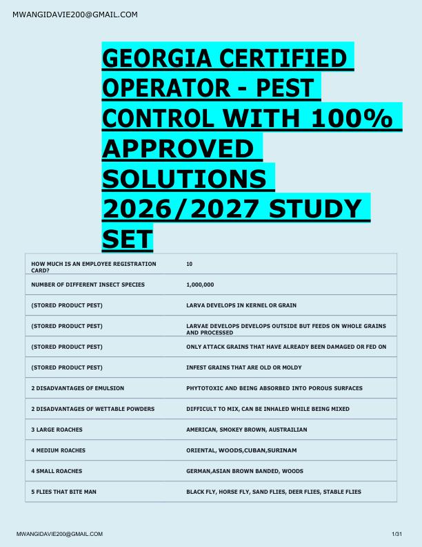 mobile-preview-GEORGIA CERTIFIED  OPERATOR - PEST  CONTROL WITH 100%  APPROVED  SOLUTIONS  2026/2027 STUDY  SET 