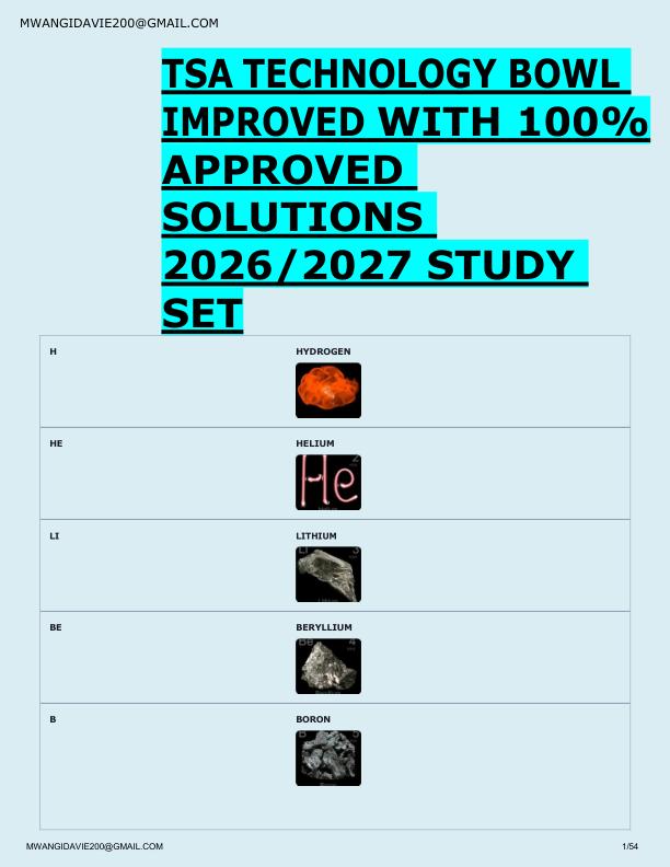 mobile-preview-TSA TECHNOLOGY BOWL  IMPROVED WITH 100%  APPROVED  SOLUTIONS  2026/2027 STUDY  SET
