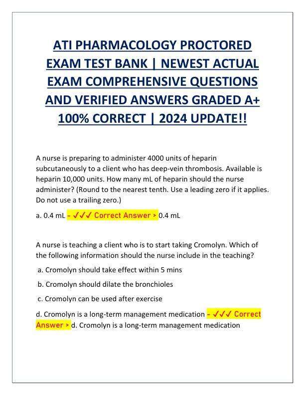 ATI PHARMACOLOGY PROCTORED EXAM TEST BANK.pdf