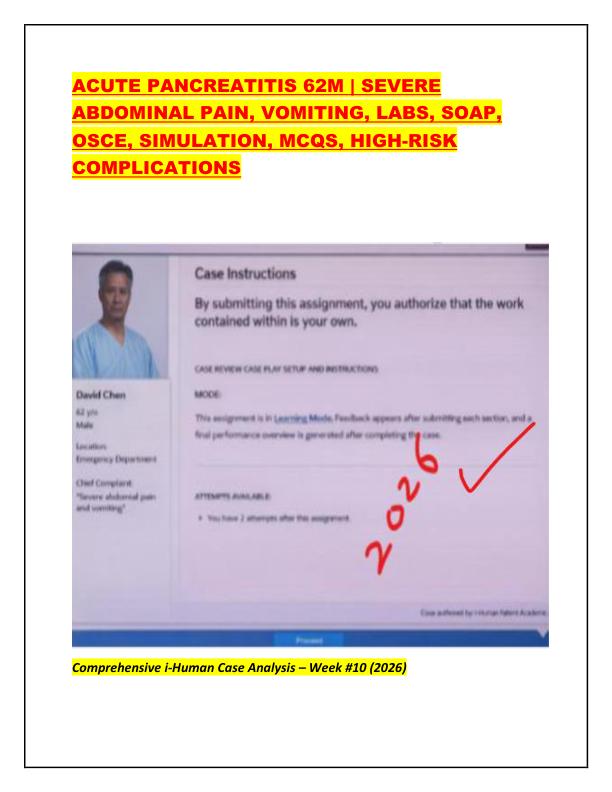 ACUTE PANCREATITIS 62M