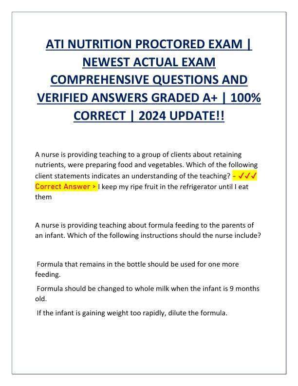 ATI NUTRITION PROCTORED EXAM.pdf