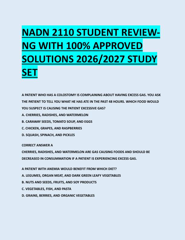 mobile-preview-NADN 2110 STUDENT REVIEW-  NG WITH 100% APPROVED  SOLUTIONS 2026/2027 STUDY  SET 