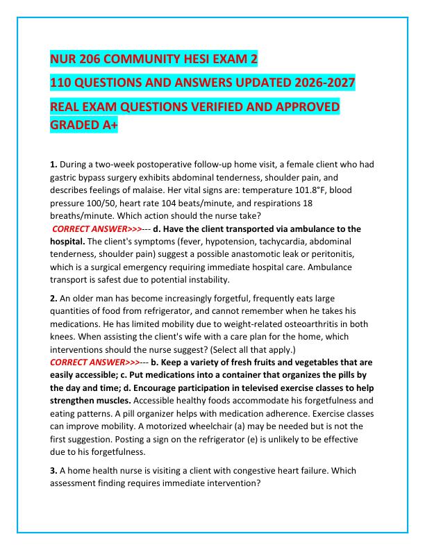 mobile-preview-NUR 206 COMMUNITY HESI EXAM 2
