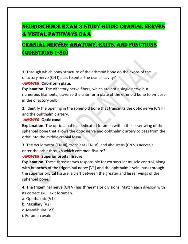 mobile-preview-Neuroscience Exam 3 Study Guide