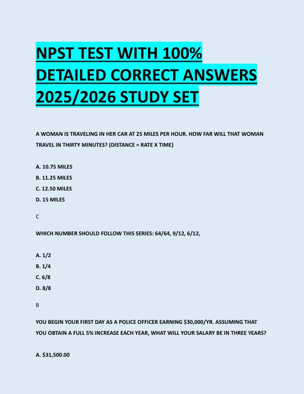 mobile-preview-NPST TEST WITH 100%  DETAILED CORRECT ANSWERS  2025/2026 STUDY SET 