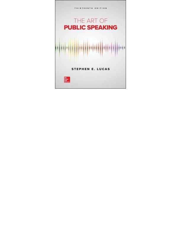 Test Bank For The Art of Public Speaking 13th Edition by Stephen E. Lucas Chapter 1-20