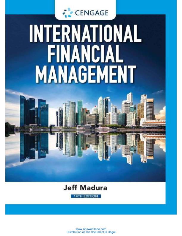 Solution Manual International Financial Management 14th Edition by Jeff Madura