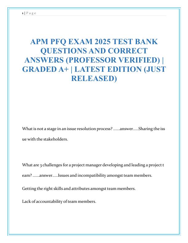 mobile-preview-APM PFQ EXAM 2025 TEST BANK  QUESTIONS AND CORRECT ANSWERS