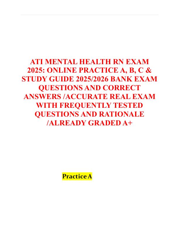 mobile-preview-ATI MENTAL HEALTH RN EXAM 2025