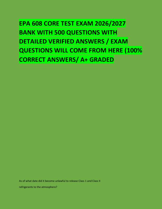 mobile-preview-EPA 608 CORE TEST EXAM 2026