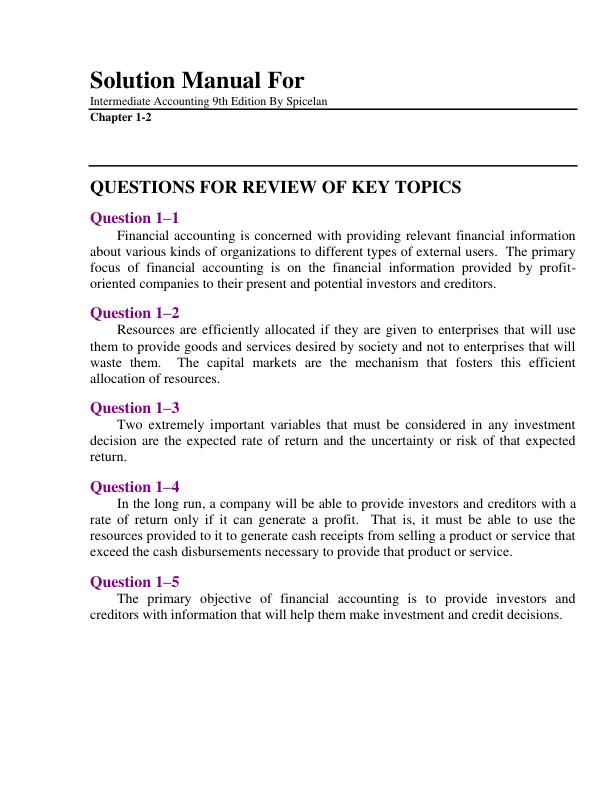mobile-preview-Solution Manual For Intermediate Accounting 9th Edition By Spicelan