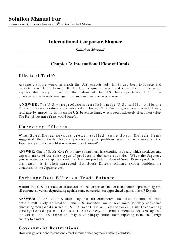 mobile-preview-Solution Manual For International Corporate Finance 10th Edition by Jeff Madura