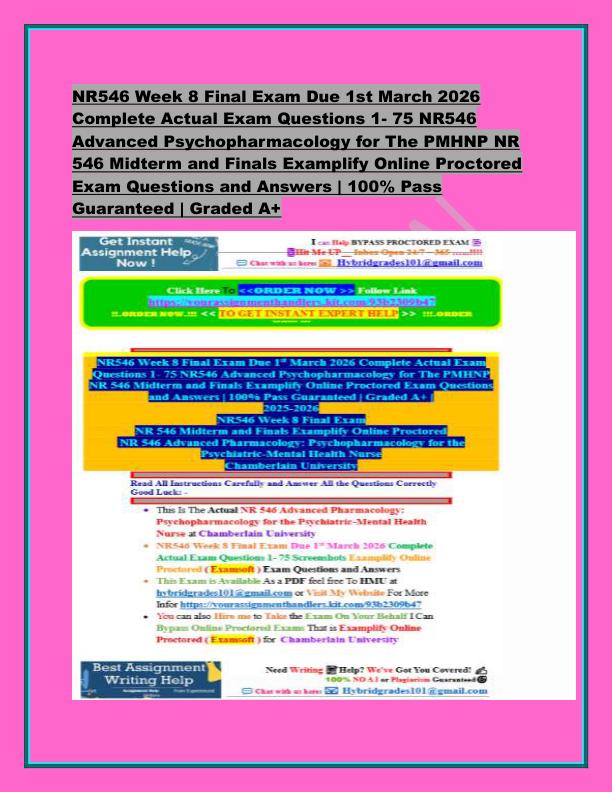 NR546 Week 8 Final Exam Due 1st March 2026 Complete Actual Exam Questions 1.pdf