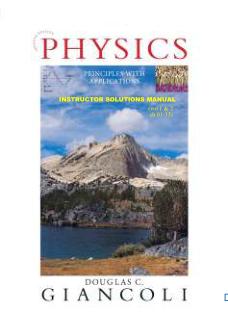 Solution Manual For Physics Principles Volume 1 With Applications 7th Edition by J. Erik Hendrickson BOB DAVIS Chapter 1-33