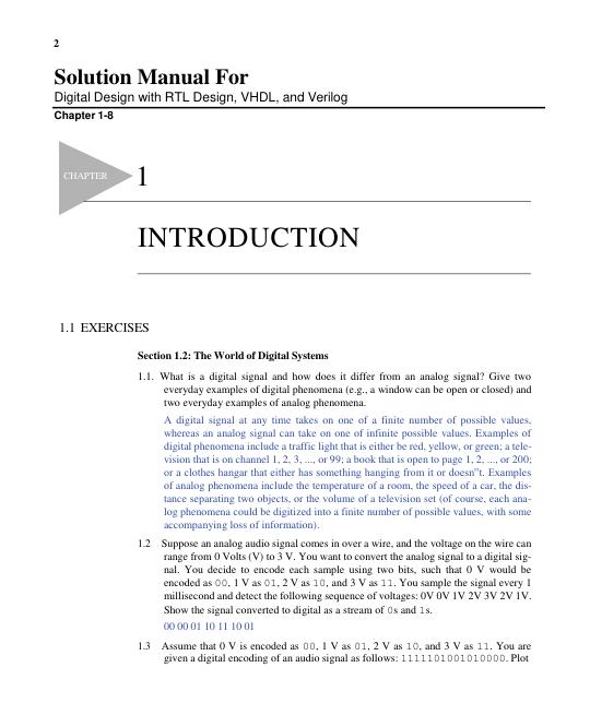 mobile-preview-Solution Manual For Digital Design with RTL Design, VHDL, and Verilog Chapter 1-8 | (Complete 100%A+ Guide)