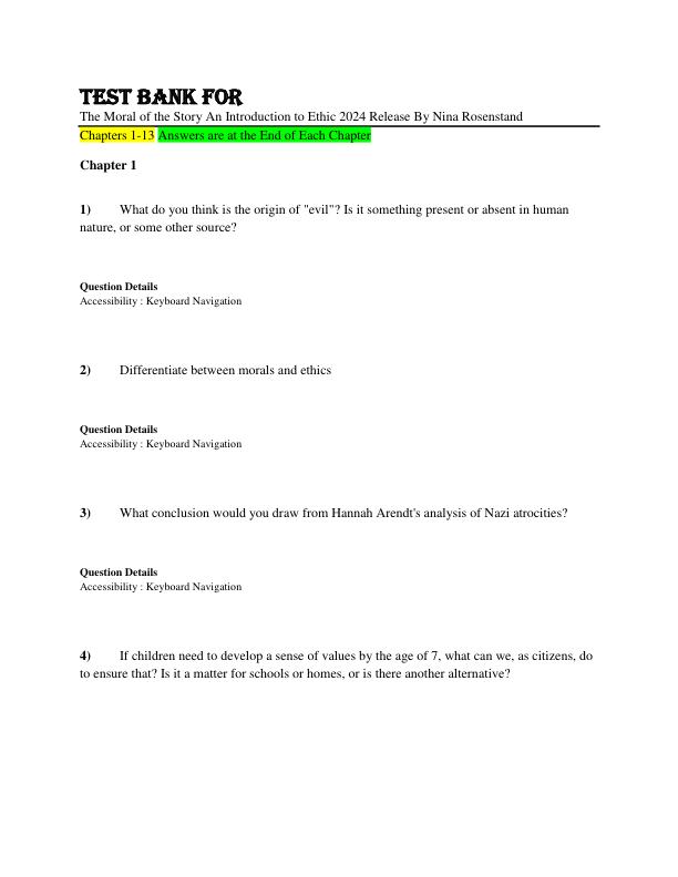 mobile-preview-Test Bank For The Moral of the Story An Introduction to Ethic 2024 Release By Nina Rosenstand