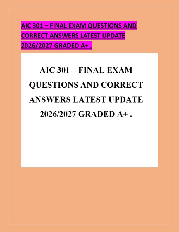 AIC 301